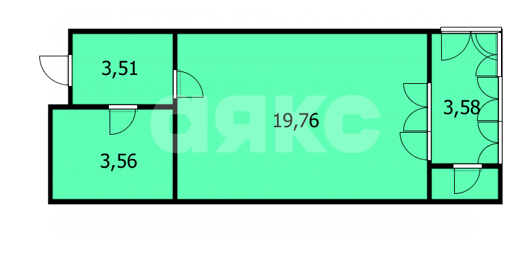 Фото №9: Студия 30 м² - Анапа, пр-кт Пионерский, 57к4