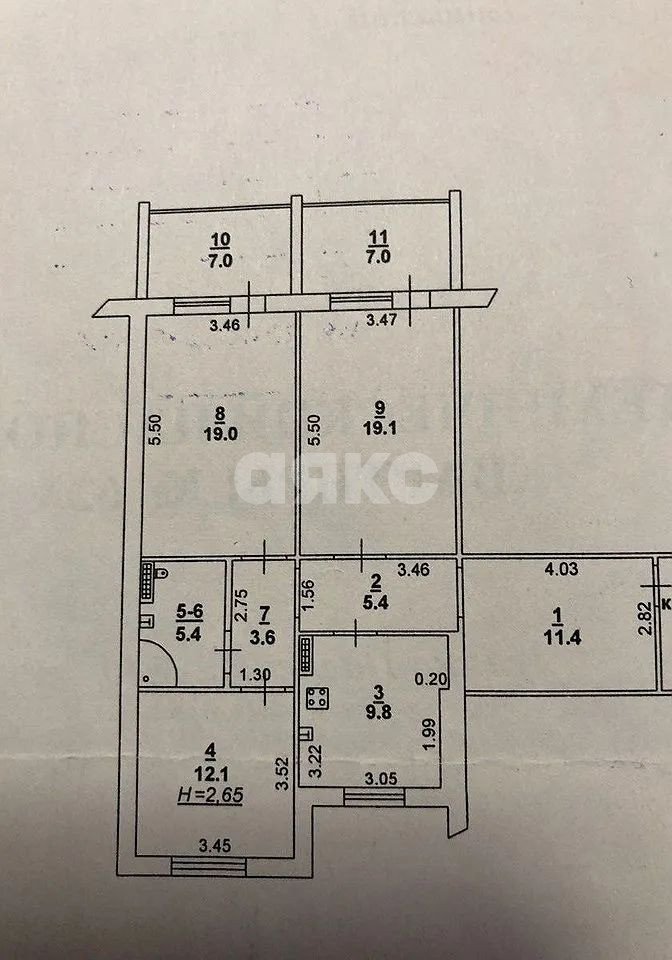 Фото №13: 3-комнатная квартира 100 м² - Ростов-на-Дону, Новое Поселение, ул. Павленко, 40