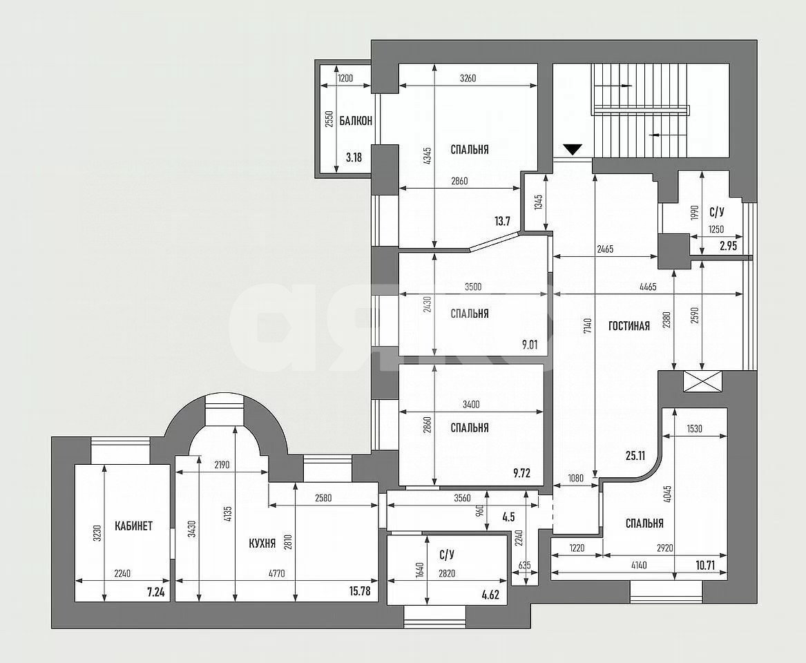 Фото №13: 5+-комнатная квартира 104 м² - Ростов-на-Дону, Ленинский, ул. Шаумяна, 22