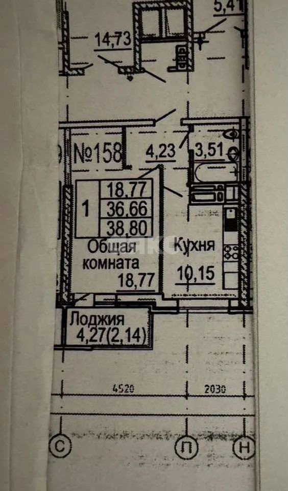 Фото №2: 1-комнатная квартира 39 м² - Ростов-на-Дону, жилой комплекс Фоур Премиерс, ул. Мечникова, 110Г