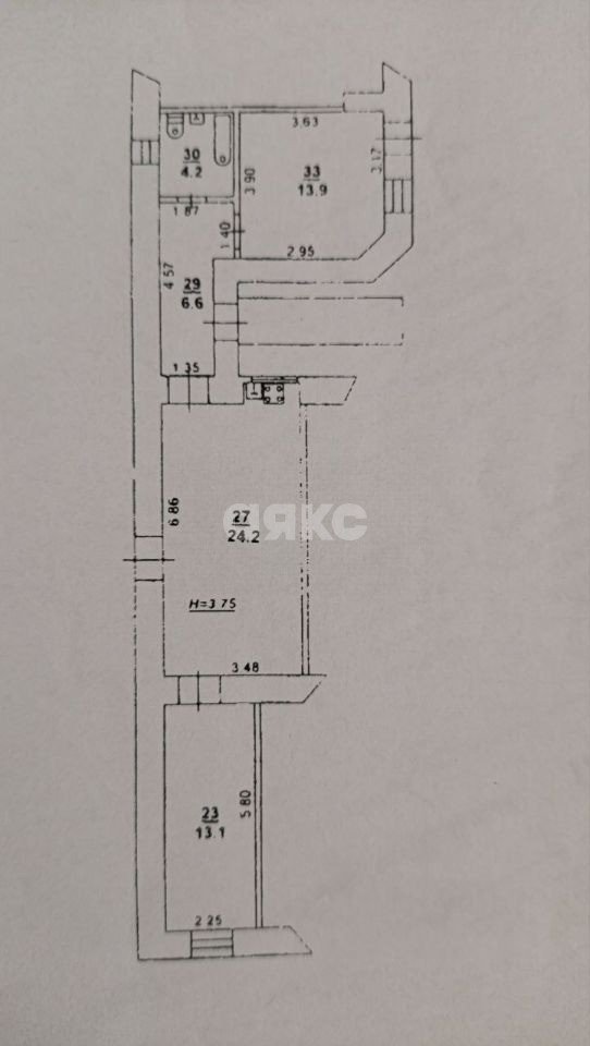 Фото №10: 3-комнатная квартира 62 м² - Ростов-на-Дону, Кировский, ул. Максима Горького, 195