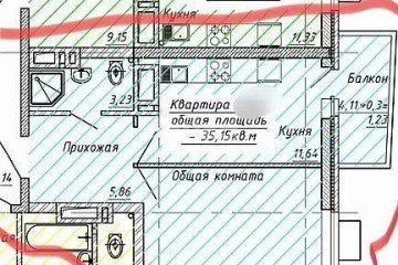 Фото №2: 1-комнатная квартира 35 м² - Ростов-на-Дону, мкр. жилой комплекс Донской Арбат, пр-кт Кировский, 89