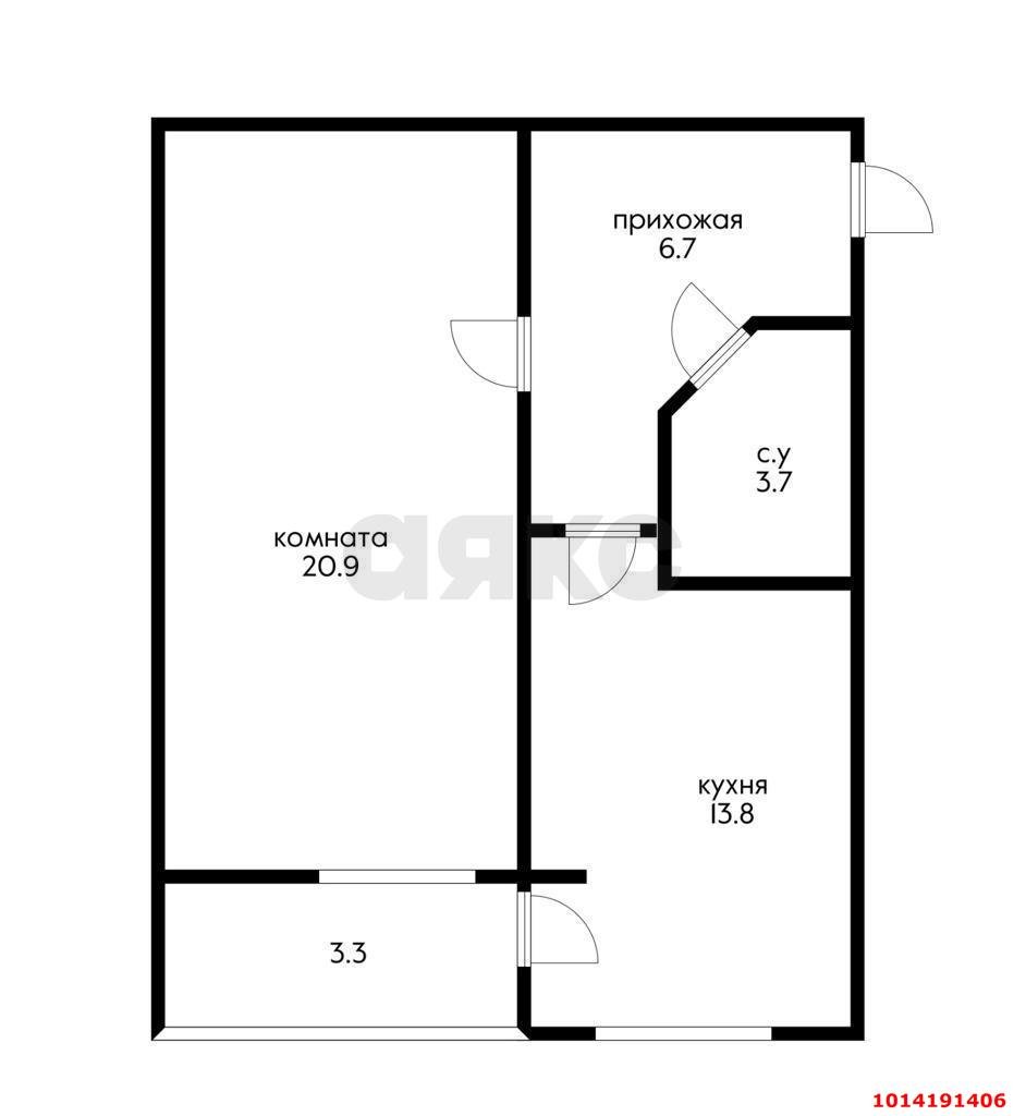 Фото №10: 1-комнатная квартира 48 м² - Краснодар, Музыкальный, ул. имени С.В. Рахманинова, 3