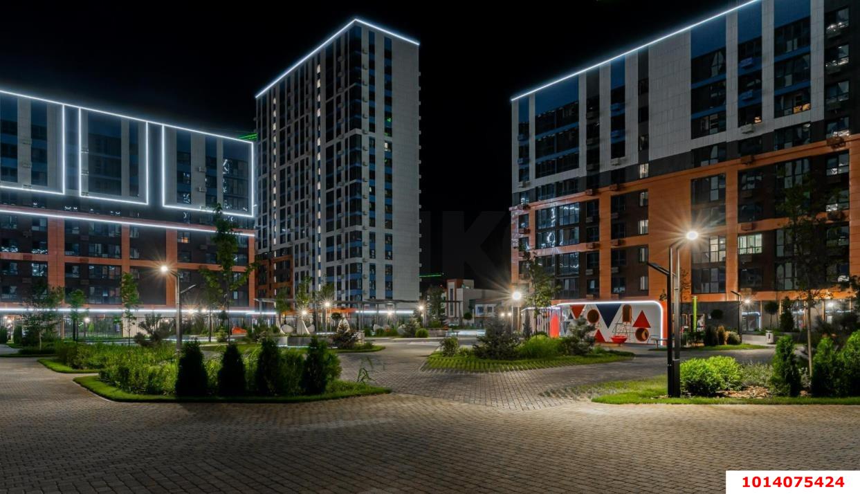 Фото №2: 2-комнатная квартира 58 м² - Краснодар, Прикубанский внутригородской округ, мкр. жилой комплекс Архитектор, ул. Наставников, 12