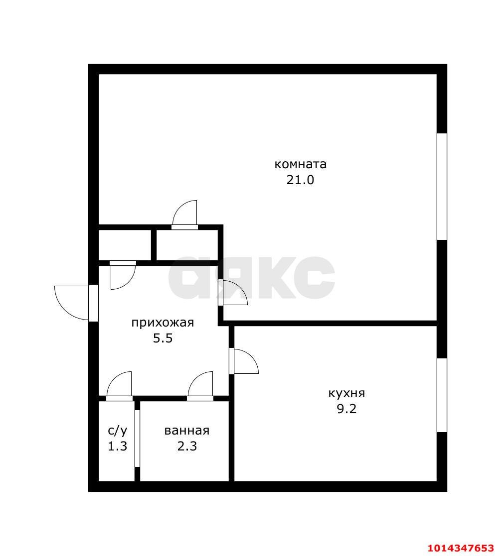 Фото №9: 1-комнатная квартира 40 м² - Краснодар, Центральный, ул. Леваневского, 57