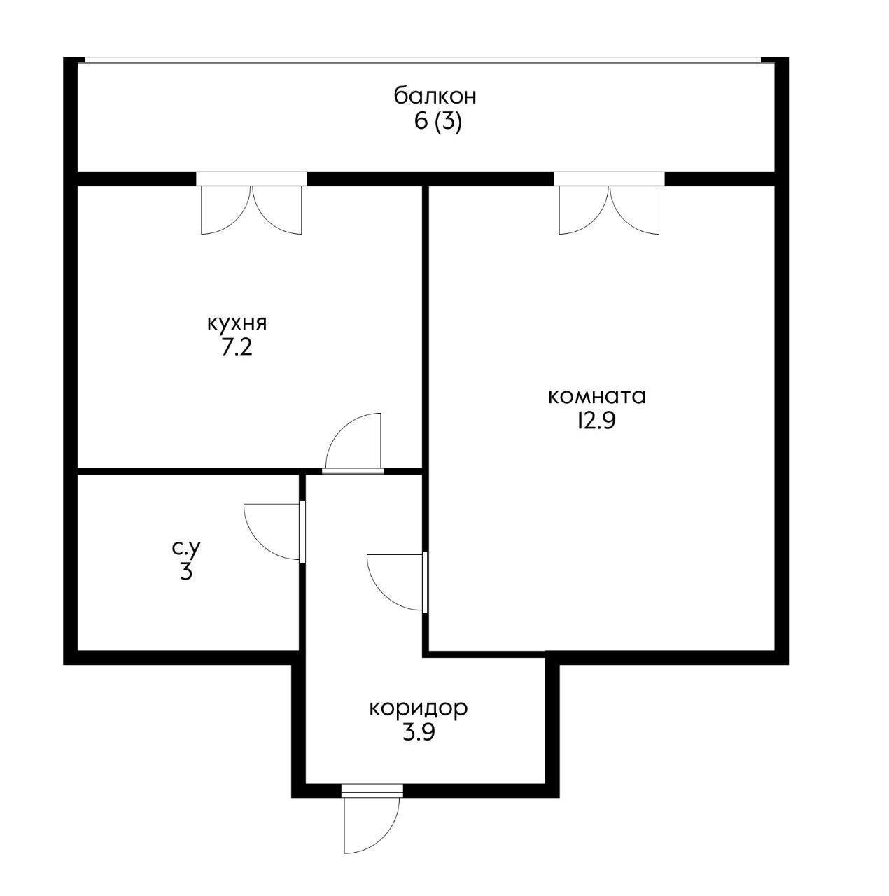 Фото №13: 1-комнатная квартира 34 м² - Краснодар, Прикубанский внутригородской округ, мкр. жилой комплекс Усадьба, ул. имени Валерия Вишневецкого, 9