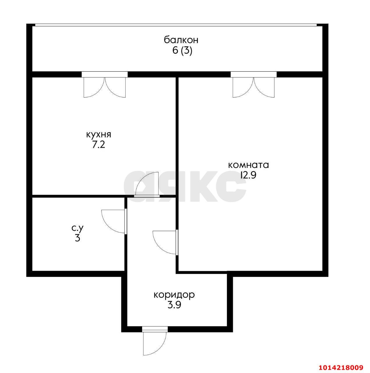 Фото №13: 1-комнатная квартира 34 м² - Краснодар, жилой комплекс Усадьба, ул. имени Валерия Вишневецкого, 9