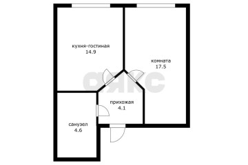 Фото №1: 1-комнатная квартира 41 м² - Российский, мкр. Прикубанский внутригородской округ, ул. Бигдая, 6