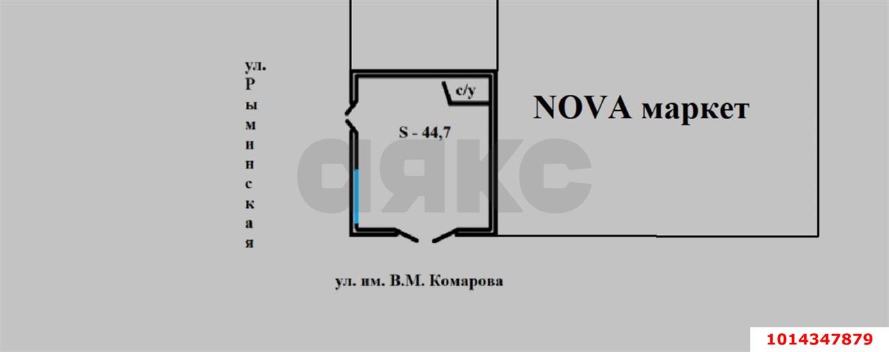 Фото №3: Коммерция 44 м² - Российский, мкр. Прикубанский внутригородской округ, ул. Академика Королёва, 26