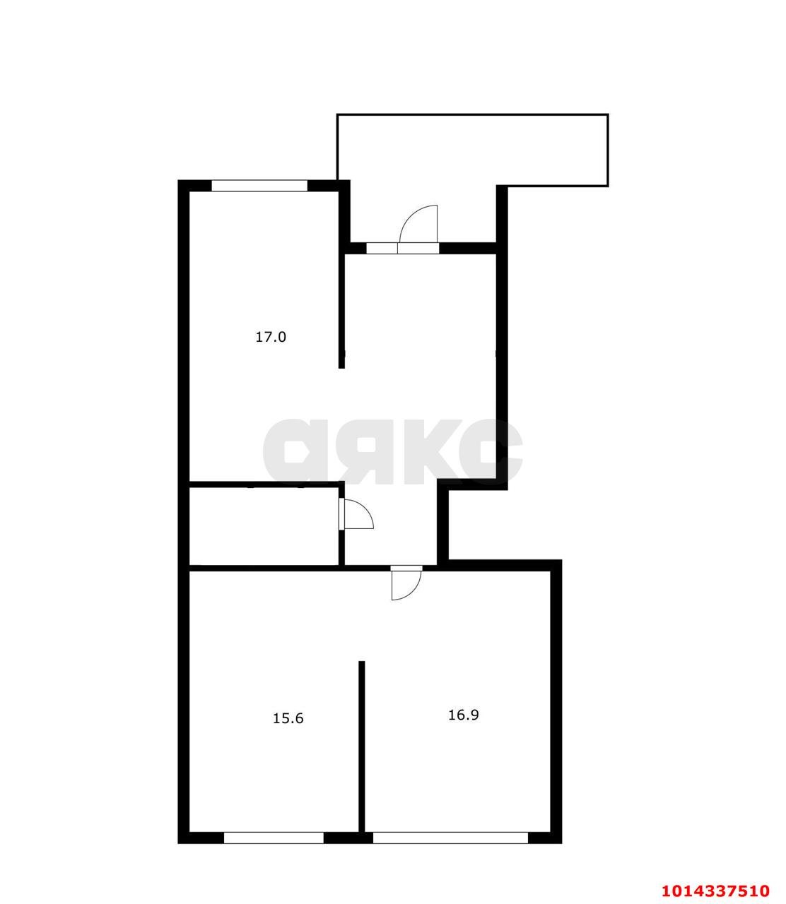 Фото №3: Офисное помещение 68 м² - Краснодар, жилой комплекс Спортивная Деревня, ул. Западный Обход, 42к2
