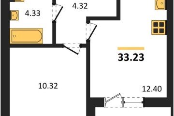 Фото №1: 1-комнатная квартира 32 м² - Краснодар, мкр. ЖК Тёплые Края, 