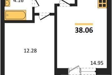 Фото №1: 1-комнатная квартира 36 м² - Краснодар, мкр. ЖК Тёплые Края, 