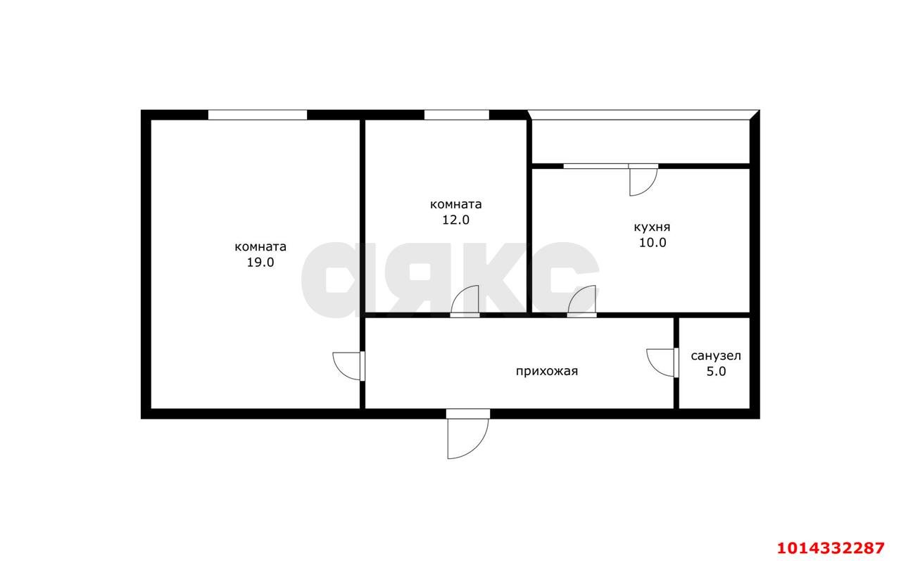 Фото №19: 2-комнатная квартира 59 м² - Краснодар, жилой комплекс Британия-2, ул. Измаильская, 80к1