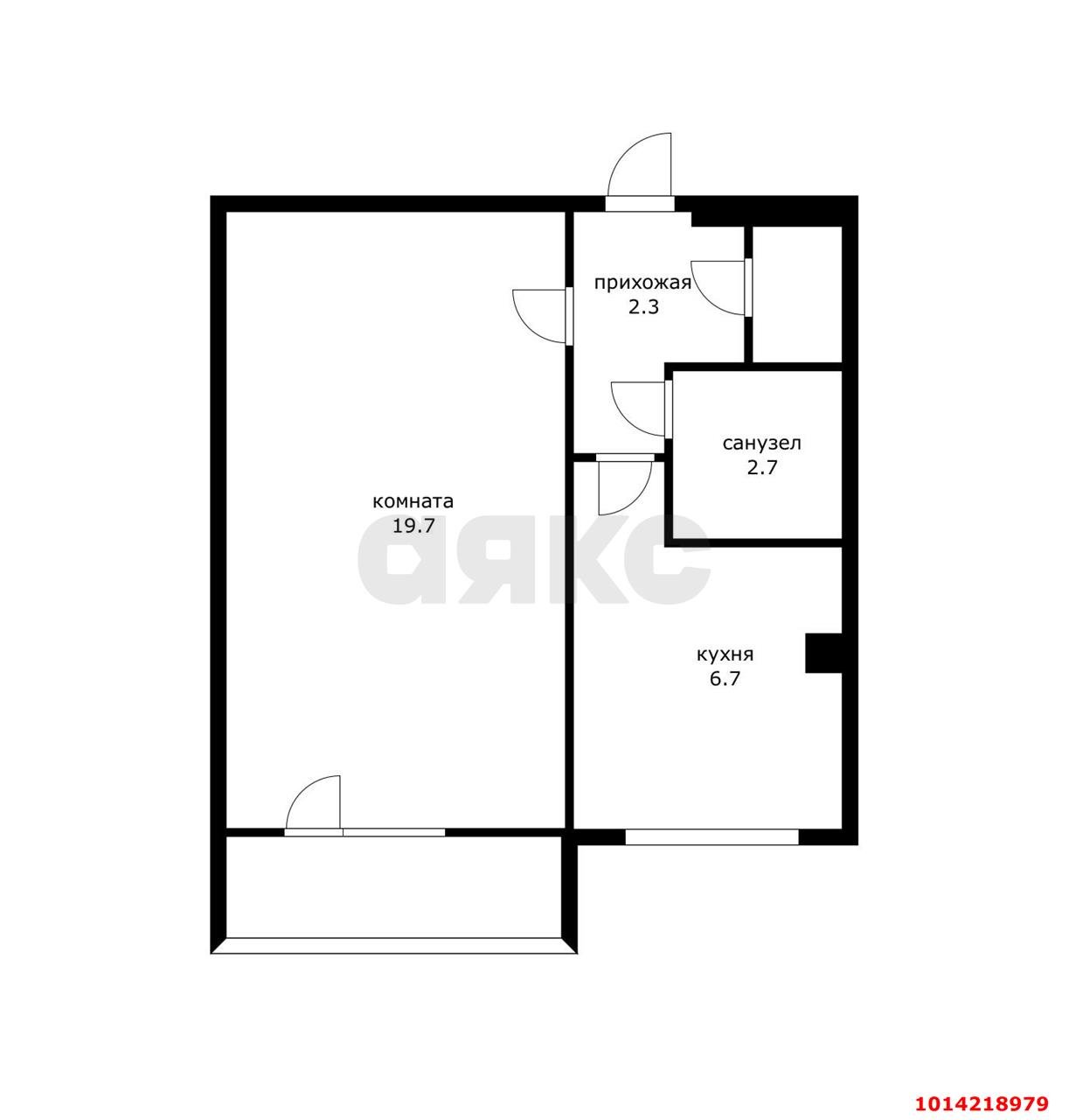 Фото №15: 1-комнатная квартира 35 м² - Краснодар, 40 лет Победы, ул. имени 40-летия Победы, 146/8