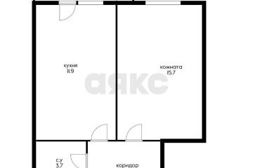 Фото №3: 1-комнатная квартира 38 м² - Краснодар, мкр. жилой комплекс Галактика, ул. Уральская, 71к3