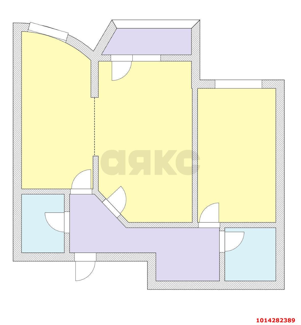 Фото №3: 2-комнатная квартира 80 м² - Краснодар, Гидростроителей, ул. Парусная, 10/2