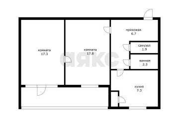 Фото №2: 2-комнатная квартира 54 м² - Краснодар, мкр. Центральный, ул. Орджоникидзе, 69