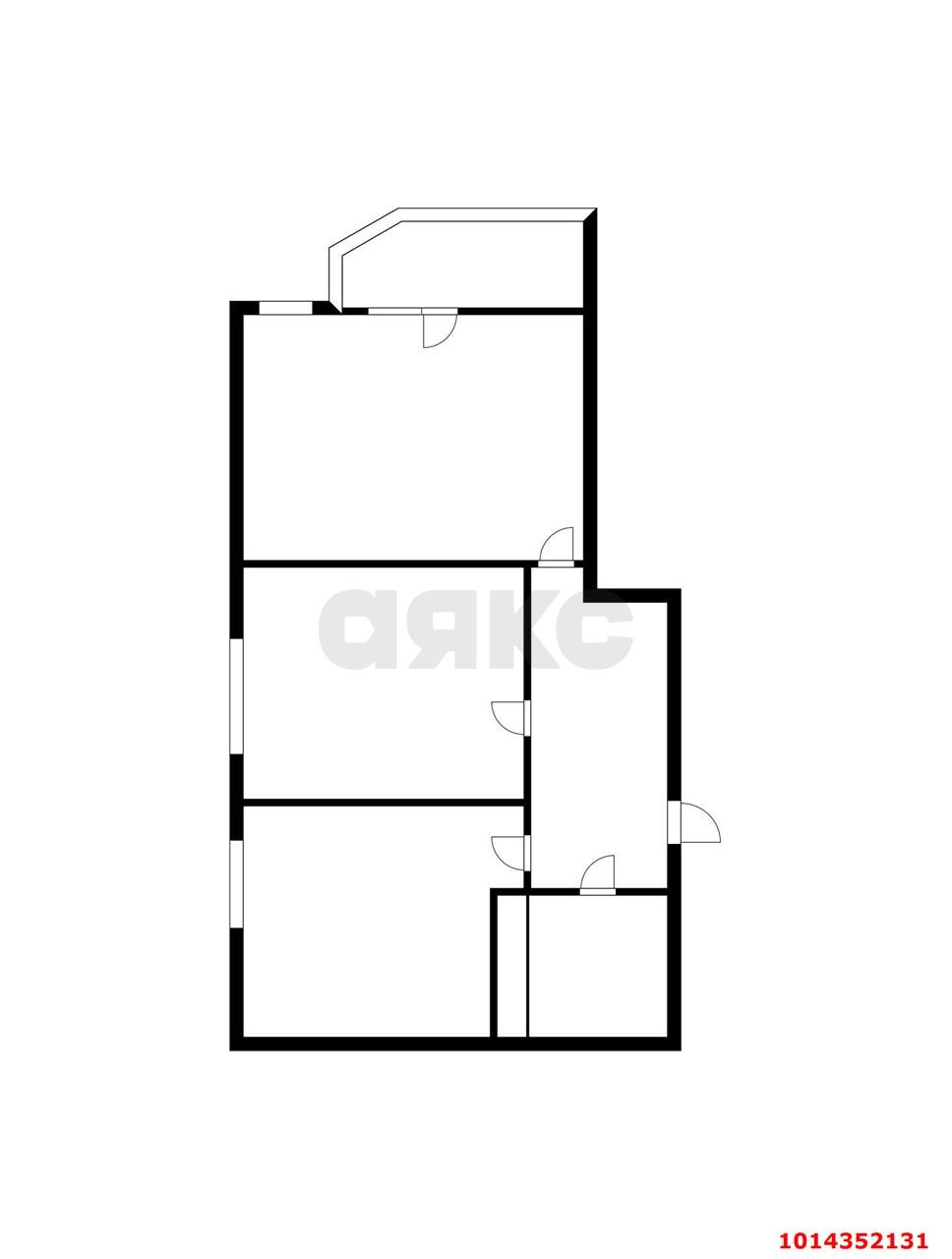Фото №10: 2-комнатная квартира 60 м² - Краснодар, жилой комплекс Семейный Парк, ул. Душистая, 60к2