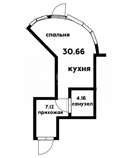 Фото №9: Студия 41 м² - Геленджик, жилой комплекс Черноморский-2, ул. Крымская, 22к19