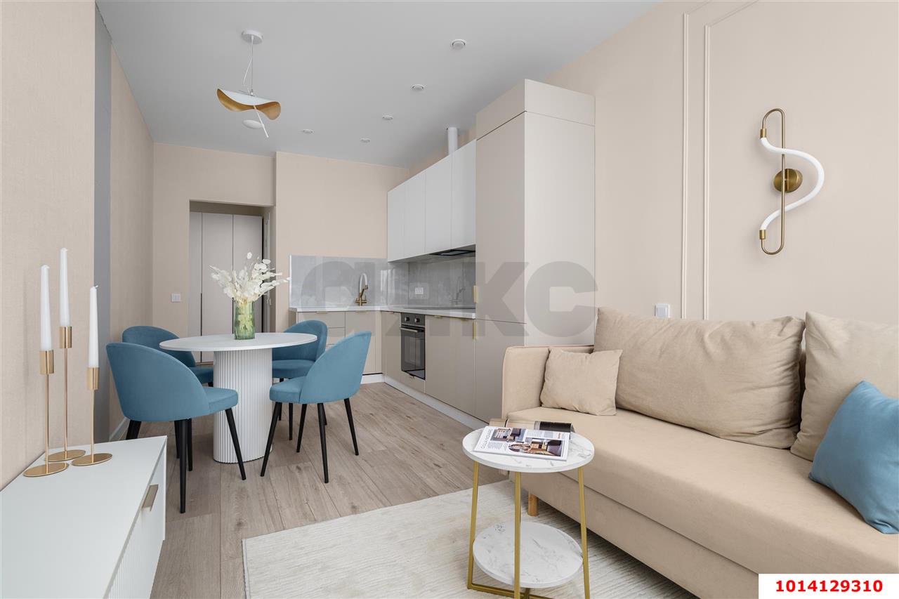 Фото №6: 1-комнатная квартира 40 м² - Краснодар, жилой комплекс Цветы, ул. Круговая, 4Вк3