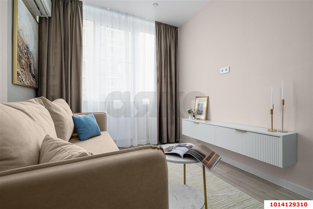 Фото №5: 1-комнатная квартира 40 м² - Краснодар, жилой комплекс Цветы, ул. Круговая, 4Вк3