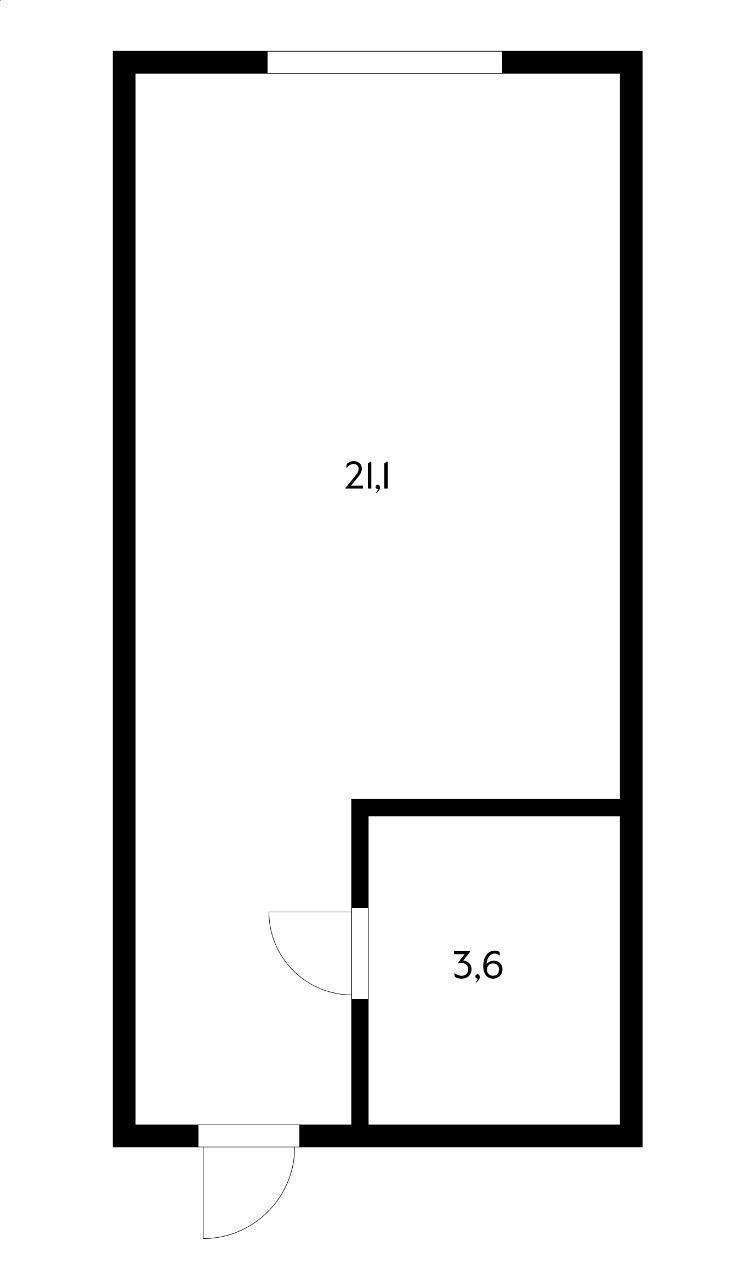 Фото №4: Студия 19 м² - Российский, мкр. Прикубанский внутригородской округ, ул. Бигдая, 8