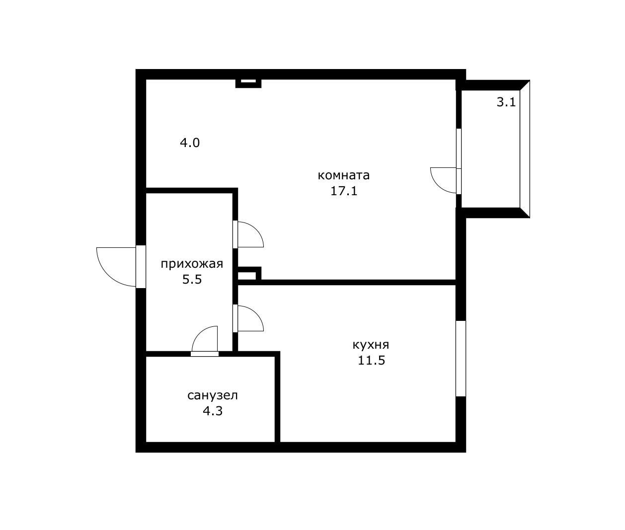 Фото №12: 1-комнатная квартира 42 м² - Новая Адыгея, ул. Западная, 7