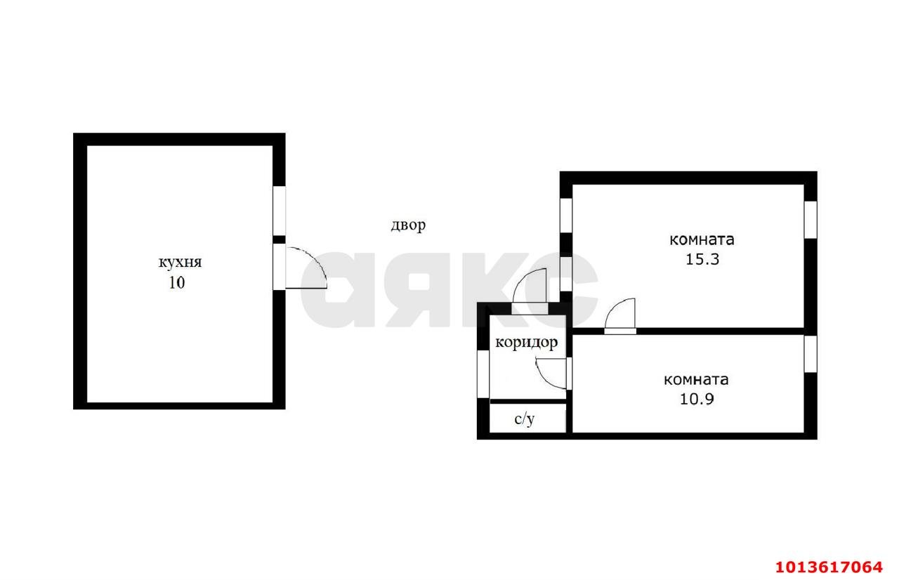 Фото №6: Часть дома <span class="whitespace-nowrap">41 м²</span> <span class="whitespace-nowrap">+ 1 сот.</span>, <span class="whitespace-nowrap">1 эт.</span> - Краснодар, Центральный внутригородской округ, Покровка, мкр. Центральный, ул. Будённого, 249/1