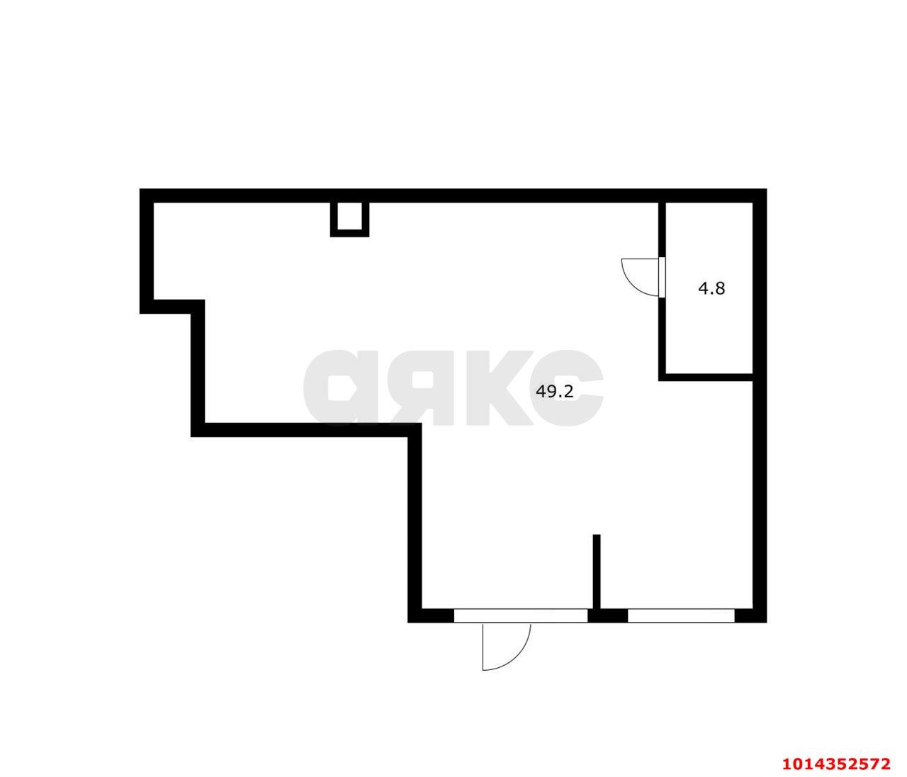 Фото №12: Офисное помещение 54 м² - Краснодар, жилой комплекс Премьера, ул. Автолюбителей, 1/7к3