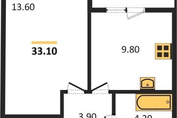 Фото №1: 1-комнатная квартира 33 м² - Краснодар, мкр. жилой комплекс Спортивная Деревня, ул. имени Генерала Корнилова, 12
