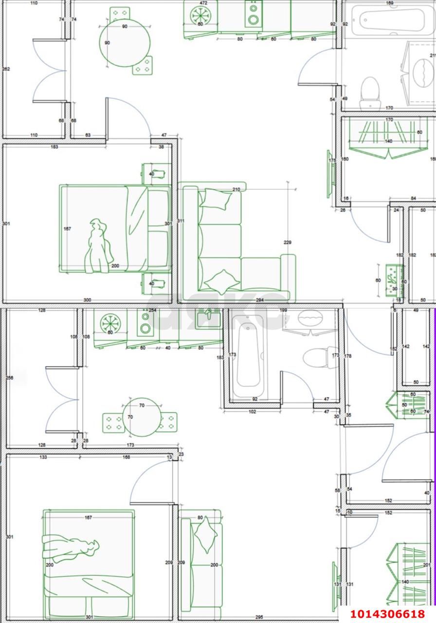 Фото №20: 3-комнатная квартира 92 м² - Краснодар, Центральный, ул. Железнодорожная, 24