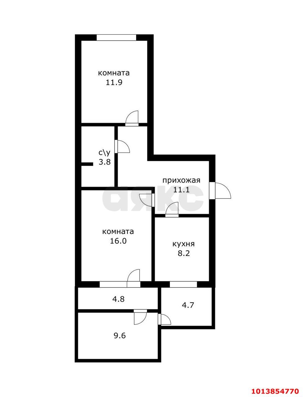 Фото №20: 3-комнатная квартира 70 м² - Адыгейск, ул. Горького, 27