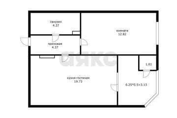 Фото №5: 1-комнатная квартира 47 м² - Краснодар, мкр. Образцово, ул. Штурвальная, 8