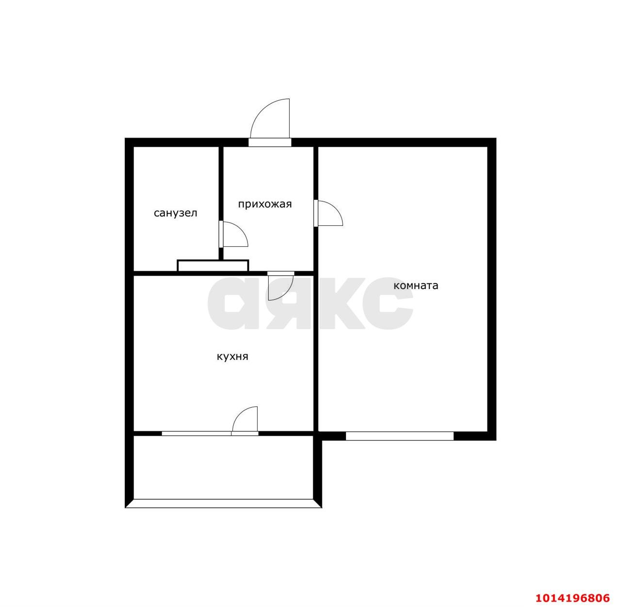 Фото №14: 1-комнатная квартира 34 м² - Краснодар, Пашковский, ул. Фадеева, 425