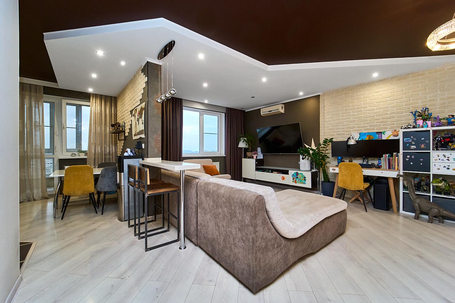 Фото №3: 2-комнатная квартира 75 м² - Краснодар, Прикубанский внутригородской округ, Солнечный, мкр. Фестивальный, ул. Яна Полуяна, 47