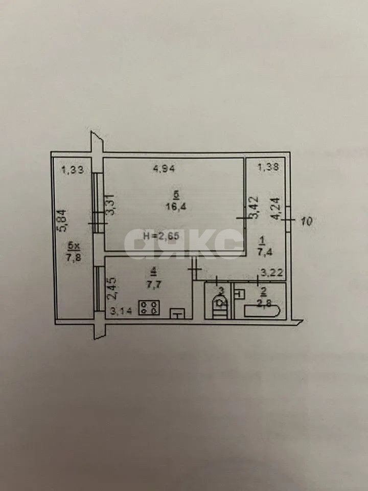 Фото №8: 1-комнатная квартира 34 м² - Ростов-на-Дону, 7-й, ул. Стабильная, 11/1