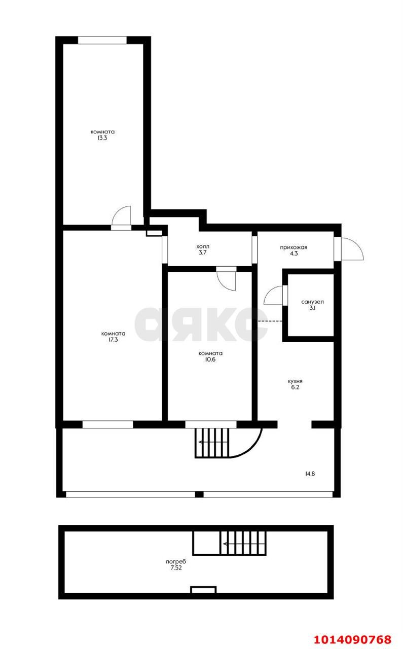 Фото №20: 3-комнатная квартира 87 м² - Краснодар, Гидростроителей, ул. имени Игнатова, 29