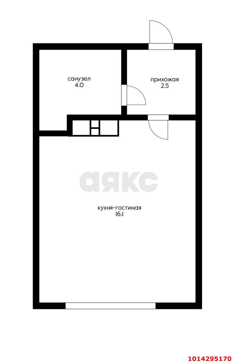 Фото №6: Студия 23 м² - Краснодар, Догма Парк, 
