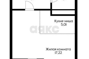 Фото №4: 1-комнатная квартира 33 м² - Краснодар, мкр. имени Петра Метальникова, ул. Российская, 267к5