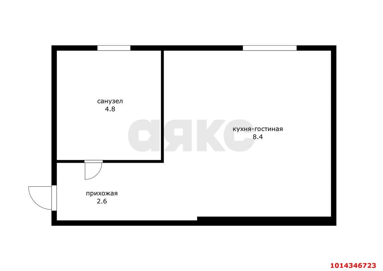 Фото №4: Комната 15 м² - Краснодар, Хлопчато-бумажный Комбинат, ул. Алтайская, 14А