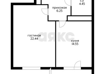 Фото №4: 1-комнатная квартира 48 м² - Краснодар, мкр. Фестивальный, ул. Казбекская, 17