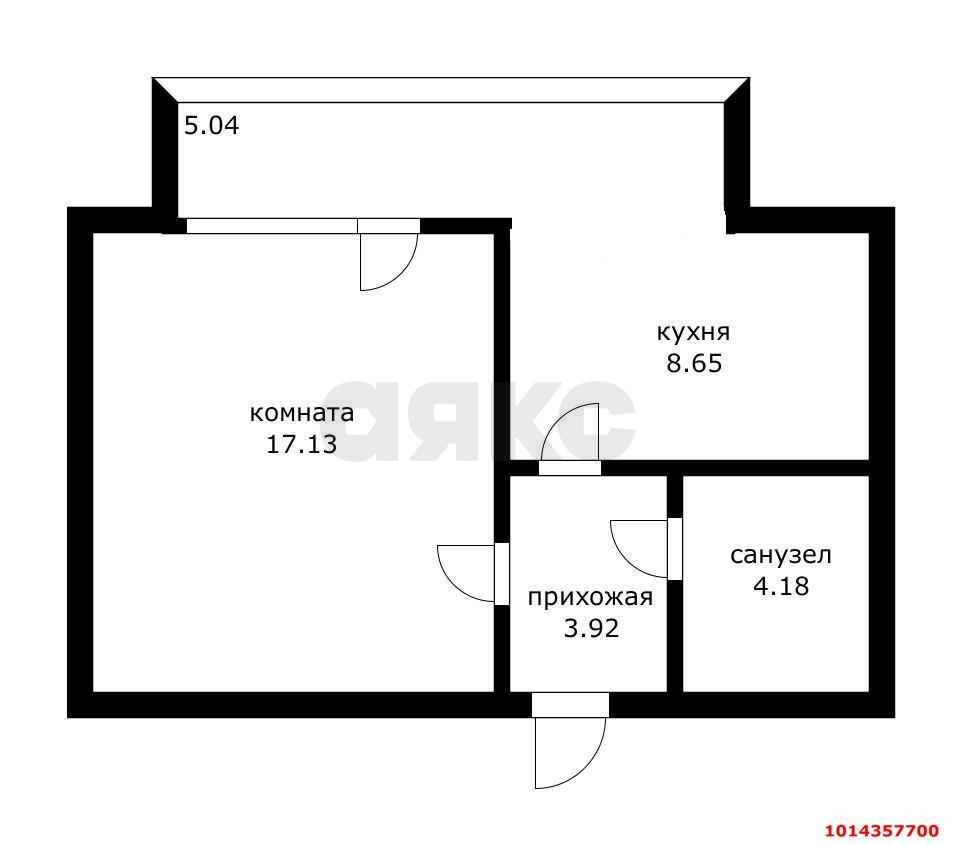 Фото №9: 1-комнатная квартира 38 м² - Краснодар, Калинино, ул. Вологодская, 3