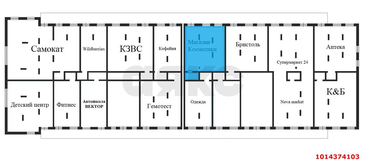Фото №6: Торговое помещение 90 м² - Краснодар, жилой комплекс Абрикос, ул. 5-я Дорожная, 68к2