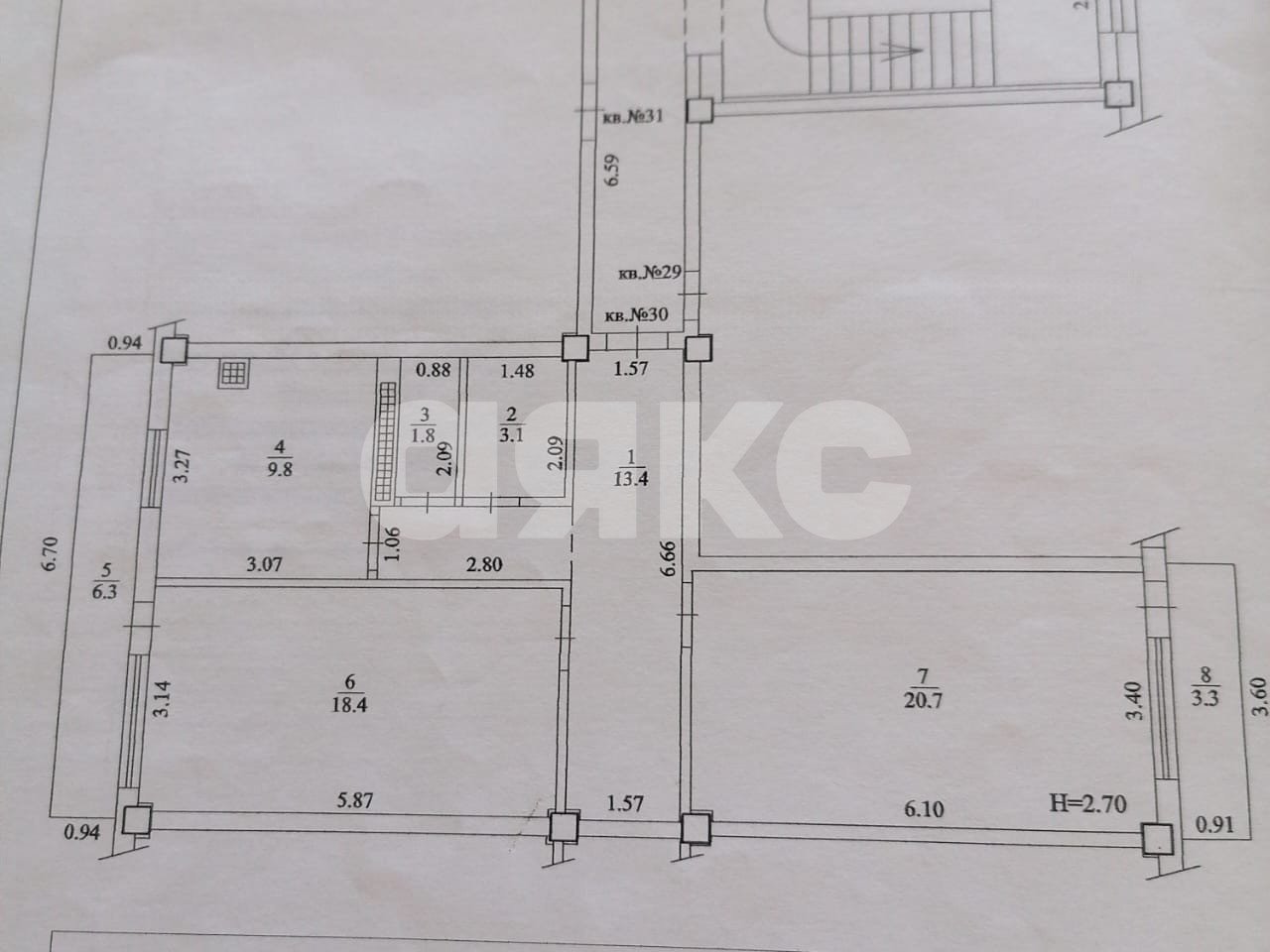 Фото №17: 2-комнатная квартира 67 м² - Темрюк, ул. Труда, 112