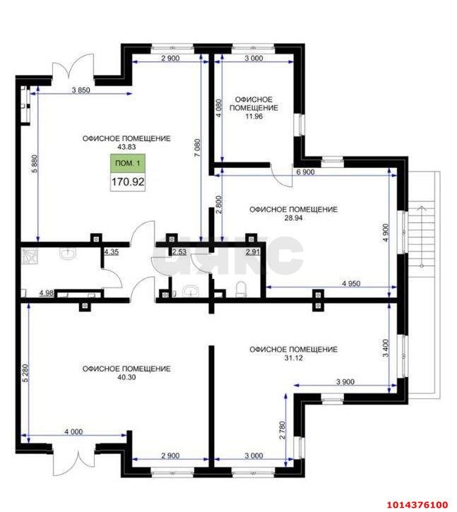 Фото №1: Торговое помещение 171 м² - Краснодар, Прикубанский внутригородской округ