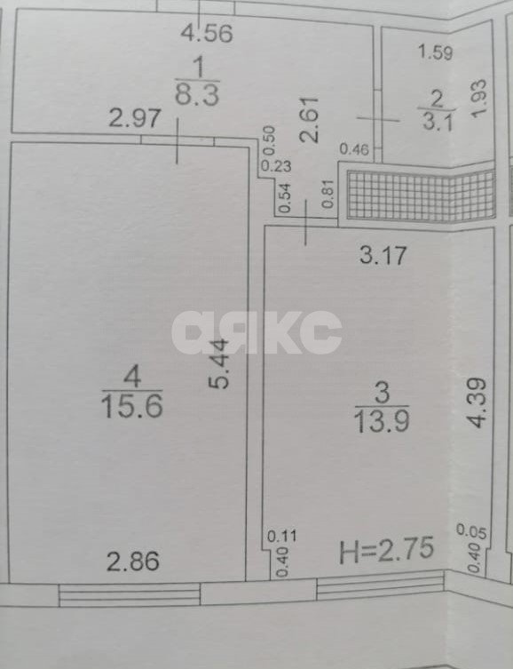 Фото №11: 1-комнатная квартира 40 м² - Анапа, жилой комплекс Тургеневский, ул. Шевченко, 288Бк2