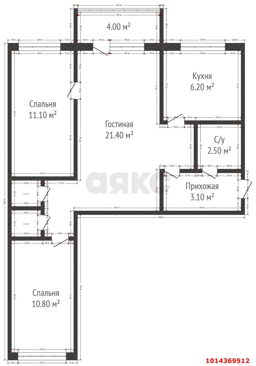 Фото №20: 3-комнатная квартира 56 м² - Краснодар, Центральный, ул. Железнодорожная, 23