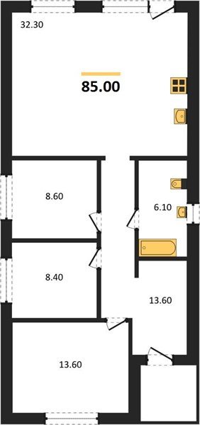 Фото №1: Коттедж 85 м² - Южный, пр-д Каспийский