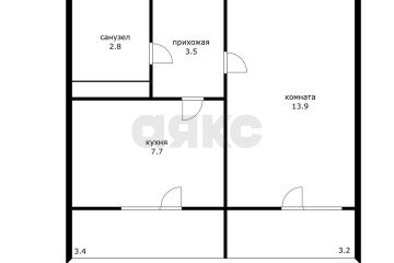 Фото №3: 1-комнатная квартира 34 м² - Краснодар, мкр. жилой комплекс Грани, ул. Западный Обход, 45к5