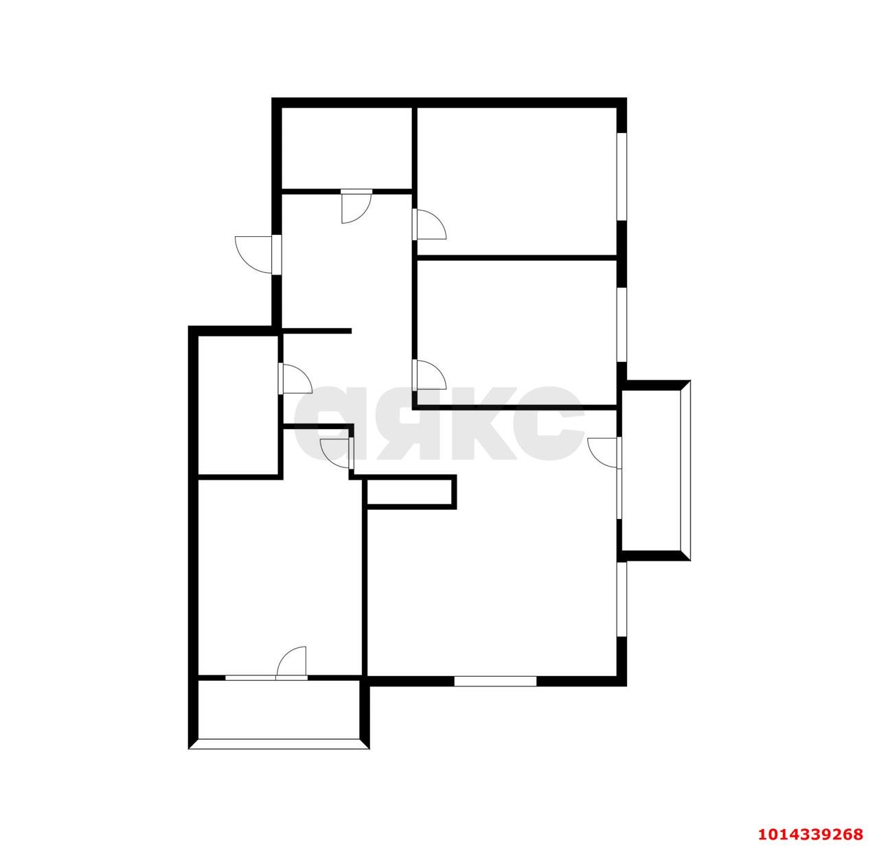Фото №10: 3-комнатная квартира 81 м² - Краснодар, жилой комплекс Премьера, ул. Автолюбителей, 1/7к1